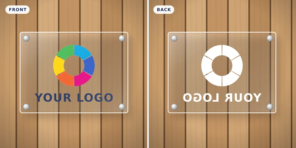 Spot White Backing. White only behind your design, so the areas around it stay clear. Send a PNG with a transparent background.