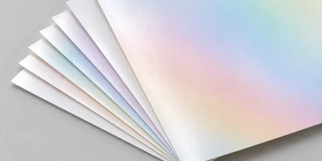 110 lb Satin. A softer card with a quiet satin sheen