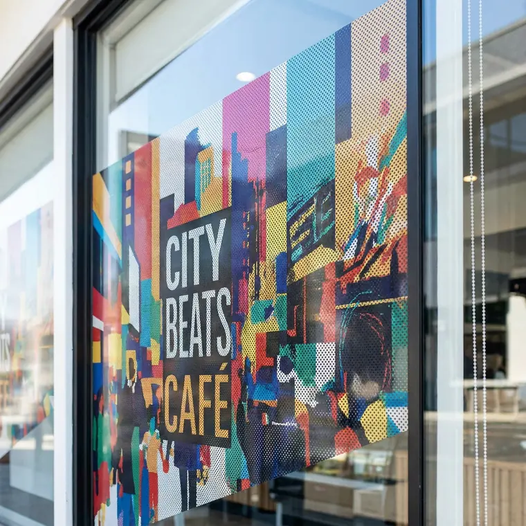 Perforated Window Graphics
