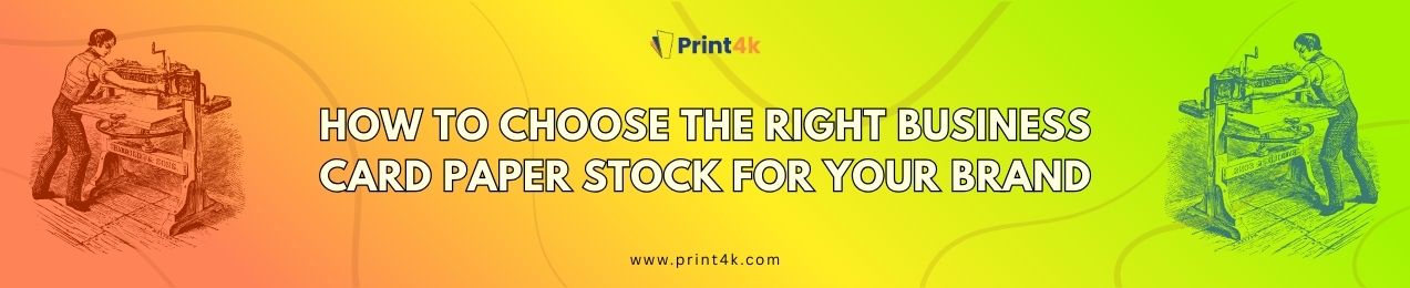 business card paper stock